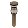 Pop Up Sink Drain Copper Sink Drain Stopper Vessel Vintage