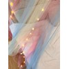 Rainbow Mosquito Net for Double Bed 4 Corner Post Elegant