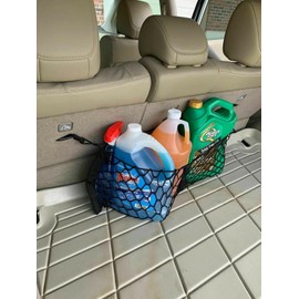 EACCESSORIES EA Trunk Rear Seats Organizer Cargo Net for Nissan Murano 2003-2025 – Envelope Style Cargo Net for SUV – Premium Mesh Car Trunk Organizer Vehicle Carrier Storage – Compatible with Murano