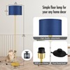 Floor Lamp Blue, Standing Lamp, Modern Stand Up Light with