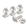 QUARKZMAN M6 x 16 mm T-Nut and M6 Hex Flange