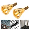 2pcs Deburring External Chamfer Tool Stainless Steel Remove Burr Tool