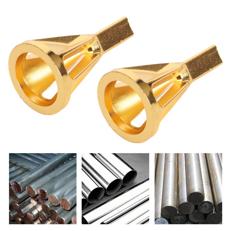 2pcs Deburring External Chamfer Tool Stainless Steel Remove Burr Tool