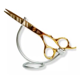 Lobo Profesional Tijera De Corte Barberia Peluquería Dorada