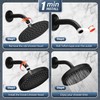Koract Shower Head High Pressure Rain Premium Quality Luxury Design