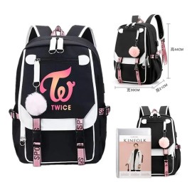 Mochila Escolar Wxtg Twice School Mochila 2025 H Beige-mult Bege-multicolor