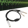 6.35mm Splitter Cable Female to Dual Male Gold Plated Plug
