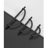 Coinkoly 10 Pack Black and Nickel Cabinet Pulls 5 Inch