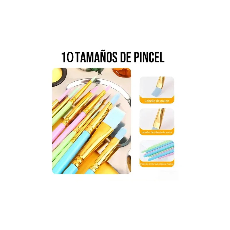 Kit Maquillaje 54 Colores Pintura Facial Base Agua Para Pint