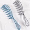 2 Pcs Wide Tooth Comb, Large Tooth Combs Shark Teeth
