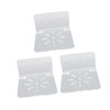 3pcs Acrylic Small Wall Shelf Floating Shelf for Security Cameras