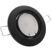 trendlights24 Decora LED Recessed Spotlight 230 V Black Matt Round