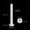 sourcing map 20 Pairs Nylon Screw Nut Assortment, M6x50mm Slotted