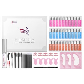 PERMANIA Eyelash Lifting Set, 2-in-1 Brow Lifting Set, Lash Lifting Set, Single Bag Packaging, 1 Bag Can Work on Eyelashes and Eyebrows at the Same Time, Last Up to 6-8 Weeks