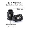 MIXPOWER 8 Pieces 1/2-inch Drive Pipe Plug Socket Set, SAE,