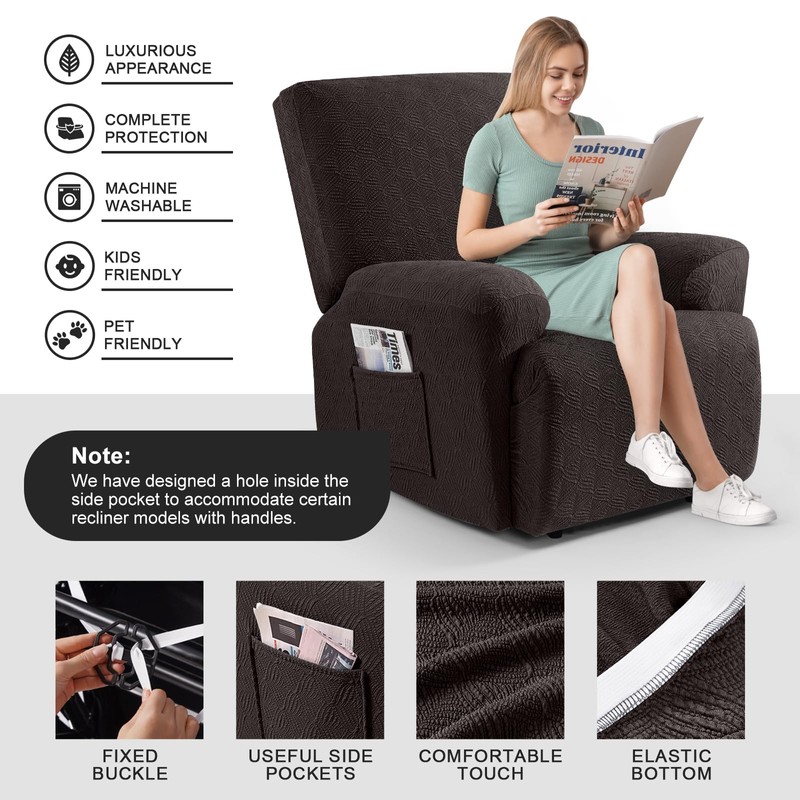 Timeles Recliner Covers Extra Wide Recliner Chair Covers Reclining Couch