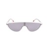 Moncler Sunglasses ML 0239 Vitesse 21C Solid White/Smoke Flash Silver