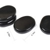 Windfulogo 4pcs Hot Massage Stone Set Natural Lava Basalt Spa