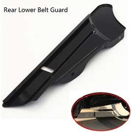 AKSYZ Rear Lower Belt Guard Cover for Harley Touring Electra Glide Street Glide Road King Glide FLHT FLHX FLHR FLTR 2009-2017