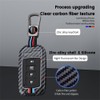 ontto Carbon Texture Key Case Fit for Toyota Avalon Tacoma