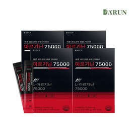 Healthy Promise: High-Concentration Arginine 75,000, 15 Packets x 4 Boxes (60 Packets Total) / 건강한약속바른 바른 활력증진 고함량 아르기닌 75000 15포x4박스(총 60포)