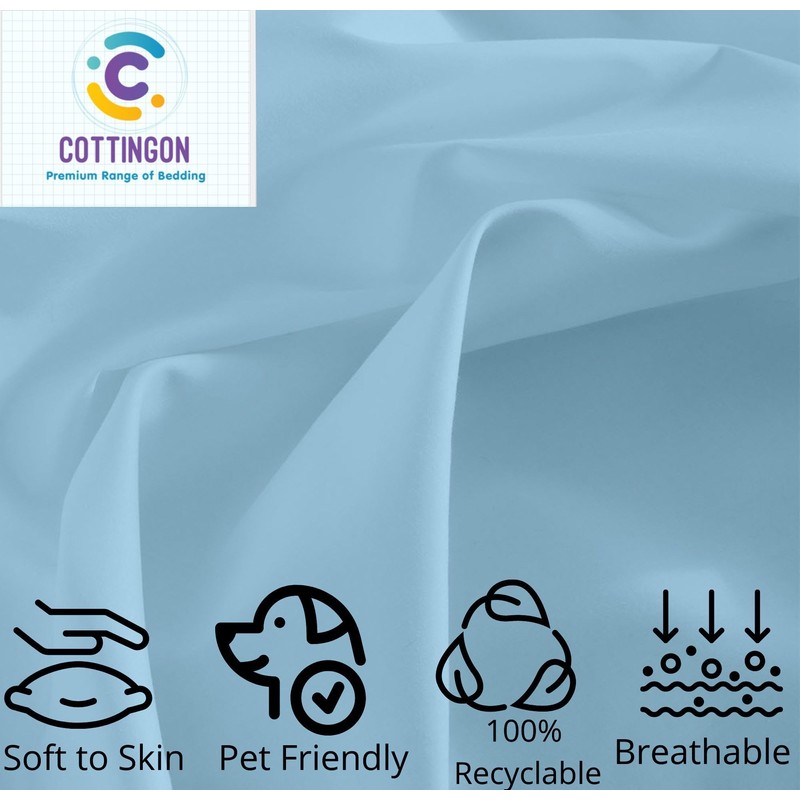 Luxury Hotel Style Microfiber Sheets - Full XL Size, 6