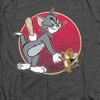 Tom and Jerry Hide Unisex Adult Heather T Shirt (X-Large)