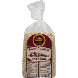 Amish Country Popcorn - Baby White Extra Small and Tender - GMO Free 2 lb Bag