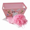Easter Hamper Basket Kit Gift Box includes Tissue Paper Bag