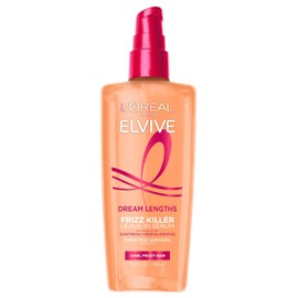 L'Oreal Paris Elvive Dream Lengths Suero sin enjuague para matar el encrespamiento, 3.4 onzas