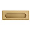 Brass Recessed Furniture Handle Kitchen Cupboard Cabinet Wardrobe Drawer Pulls