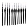 12Pcs Paint Brush Set for Face MakeUp Nail Scale Model