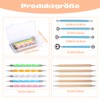 Bamru 14-Piece Dotting Tools Ball Pens with Box, Pen Dotting