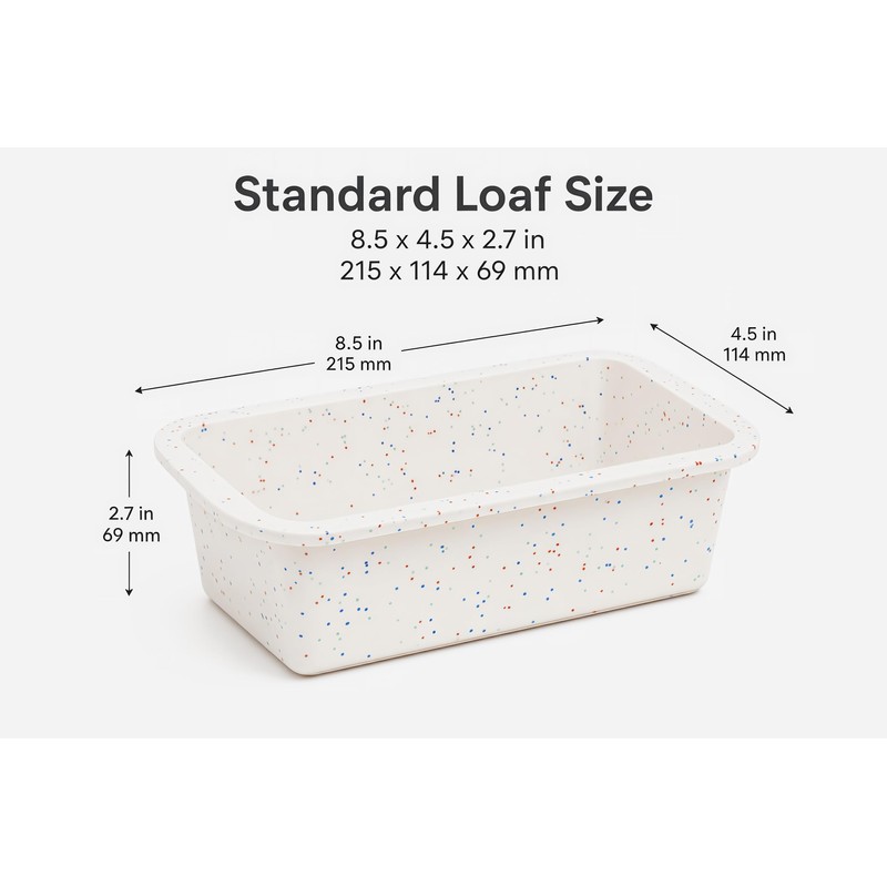 Vinino Silicone Loaf Pan, 100% Food-Grade BPA-Free Pure Silicone, Standard