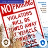 No Parking Signs Will be Towed, 10x14 Rust Free Aluminum,