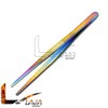 Laja Imports Multi Titanium Rainbow Color Thumb Dressing Forceps Tweezer