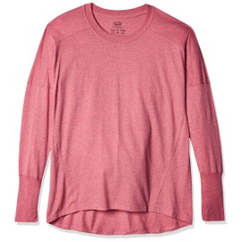 Fruit of the Loom Women's Crafted Comfort Sweatshirts, Pants, & Tri-Blend Tees, Rose Heather, Large