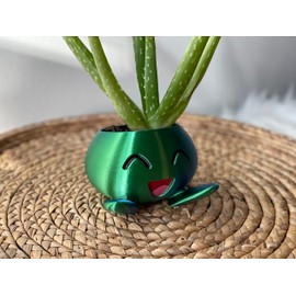 *SHINY* Oddish Planter Flower Pot - Cute Gifts for Gamers and Fans ONESHOT3D (Large)