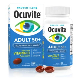 Ocuvite Adultos 50 + Vitaminas Para Los Ojos 50 Softgels