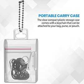 Hearing Aid Clip - Protective Holder with Anti Lost Lanyard Cord - Rope with Loops and Clip and Security Clip Ideal for Behind the Ear Hearing Aids and Personal Sound Amplifiers