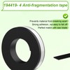 lasuroa Guide Rail Track Tape, 118in Black Debris Protection Replacement