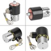 3/8" DC 12V Stainless Steel 304 Normally Closed Electric Solenoid