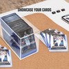 LASPRINTAL Acrylic Box Only (w/Lid) Contain Top Loaders for Cards