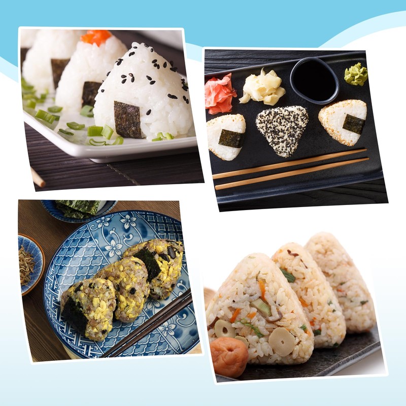 Onigiri Mold Triangle Rice Ball Mold Once Quickly Make 6pcs