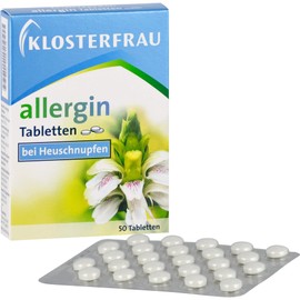 Klosterfrau Allergine Tablets for Hay Fever, Pack of 50 Tablets
