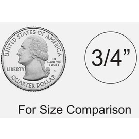 Dots Round Vinyl Color Coded Inventory Label Chrome Rose Gold 3/4 Inch Stickers Pk of 45