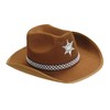 Sheriff Felt - Brown Sheriff Hats Caps & Headwear for