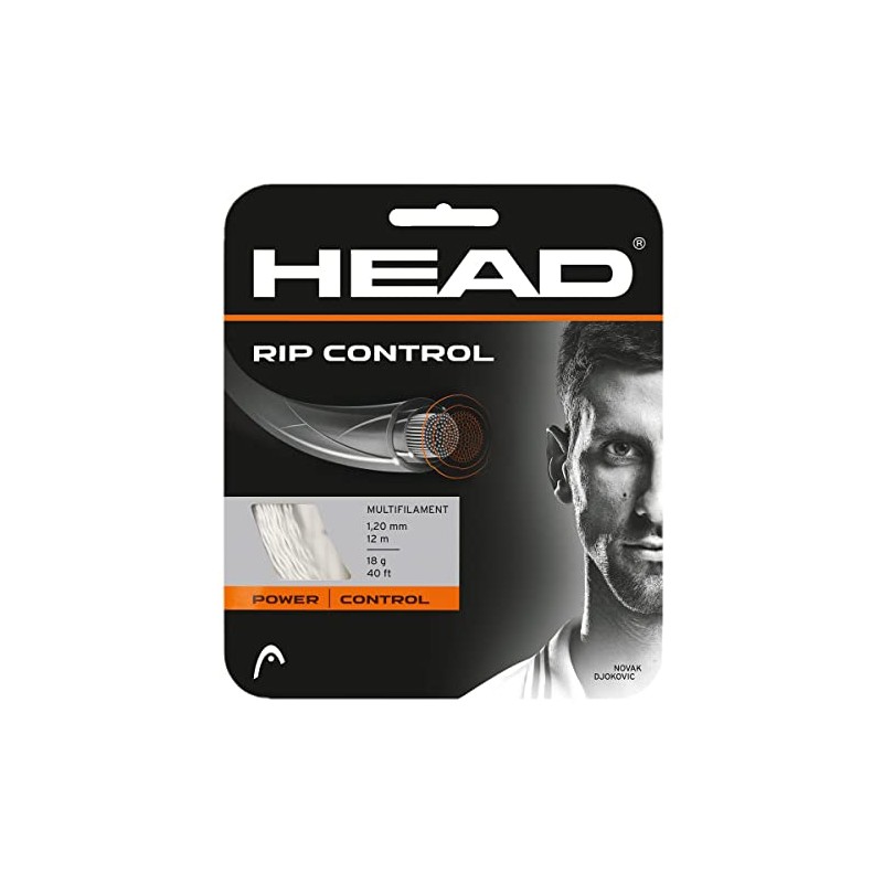 HEAD Unisex's Set Rip Control 05/06 Racquet String-Multi-Colour/White, Size 17