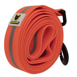 HUNDEFREUND Soft Dog Lead 150 cm - Safe Lead for All Dogs Neon Bright (Orange) - Bite Resistant Tear-Resistant Comfortable Easy Care Reflective