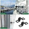 QUARKZMAN Pack of 100 U-shaped Pipe Clamp, 5/16 inch (8